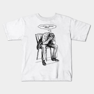 I Still Miss Meat (Vegan, Vegetarian) Kids T-Shirt